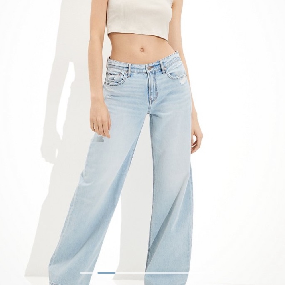 NWT american eagle baggy wide leg jeans